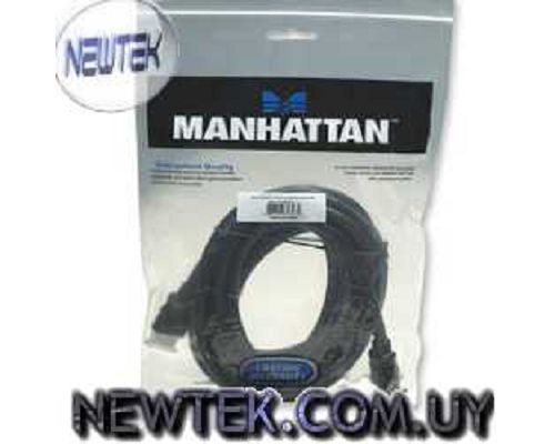 Cable HDMI Manhattan 19 pines macho macho blindado 5mt 323239